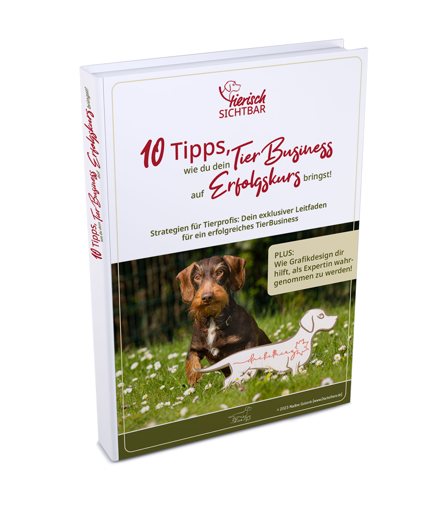 freebie, kostenloses eBook mit 10 Tipps für dein Tierisches Marketing. Gestalte dein TierBusiness erfolgreicher
